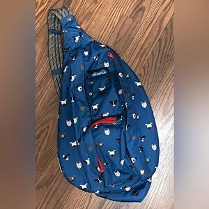 Kavu RARE Puppitude Dogs rope sling backpack